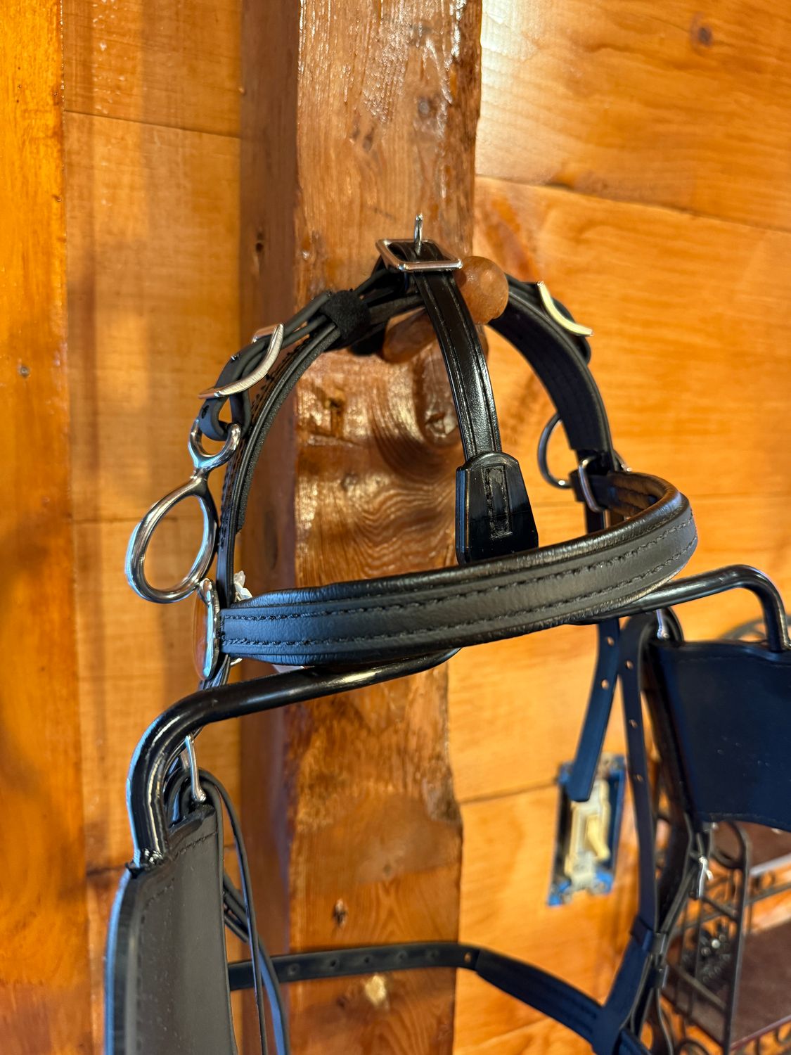 Side Check Adapter- Biothane Side Check Adapter- Biothane, Size: Mini, Metal: Stainless Steel