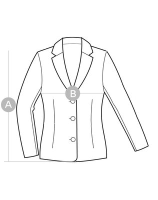 Black Jacket with Bow Buttons L