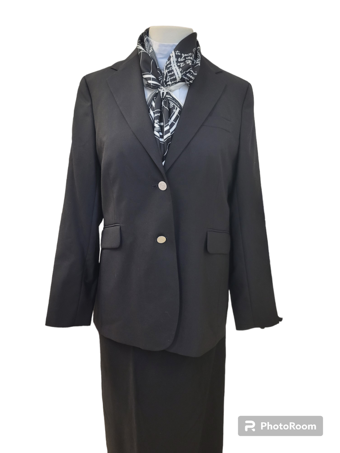 Black Jacket with Silver Buttons - Size 14T