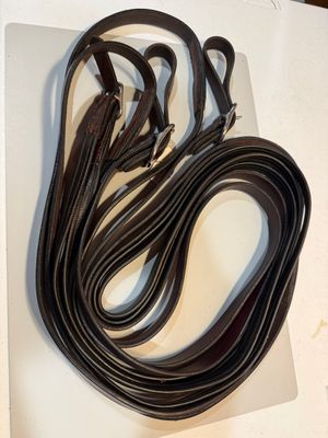 Leather Baghide Driving Reins