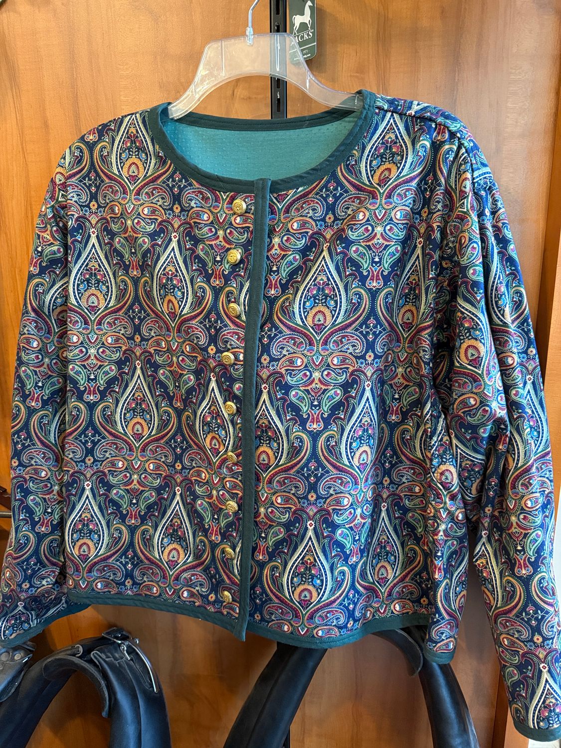 Multi Color and Green Reversible Jacket 3X
