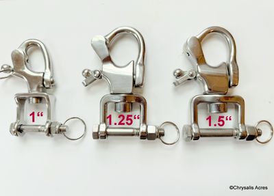 Lock Bar Quick Release Shackle -1.5" wide