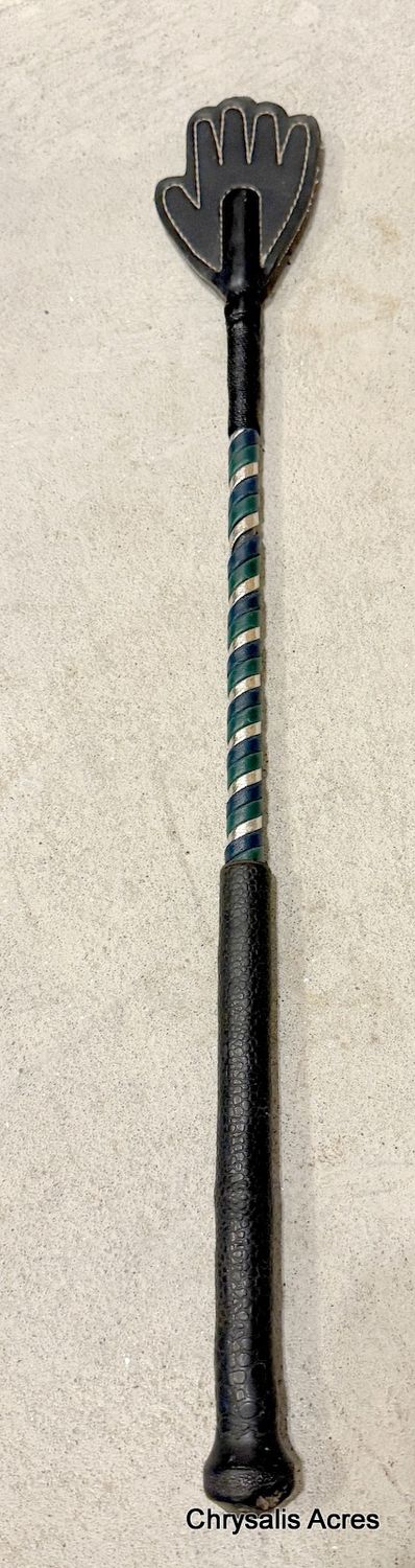 Navy, Green, Silver Jumping Bat