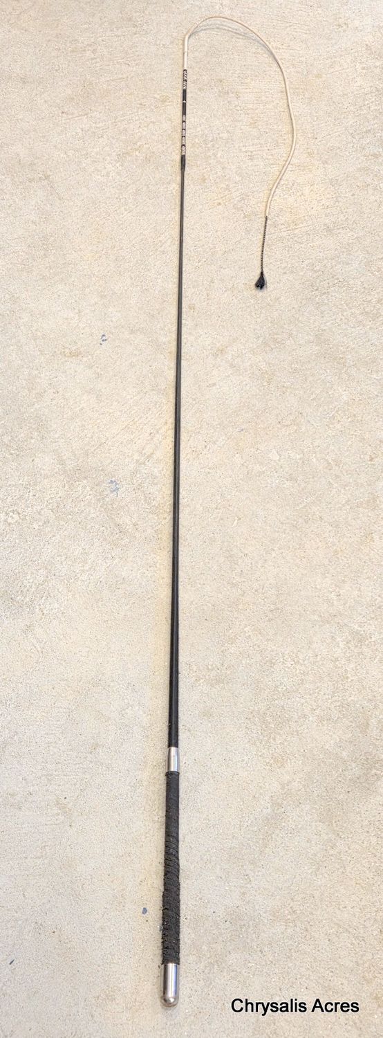 Black 63" Fleck Whip