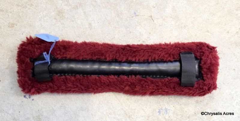 Burgundy Fur Pad - 18" x 5.5"