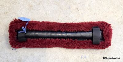 Burgundy Fur Pad - 18" x 5.5"