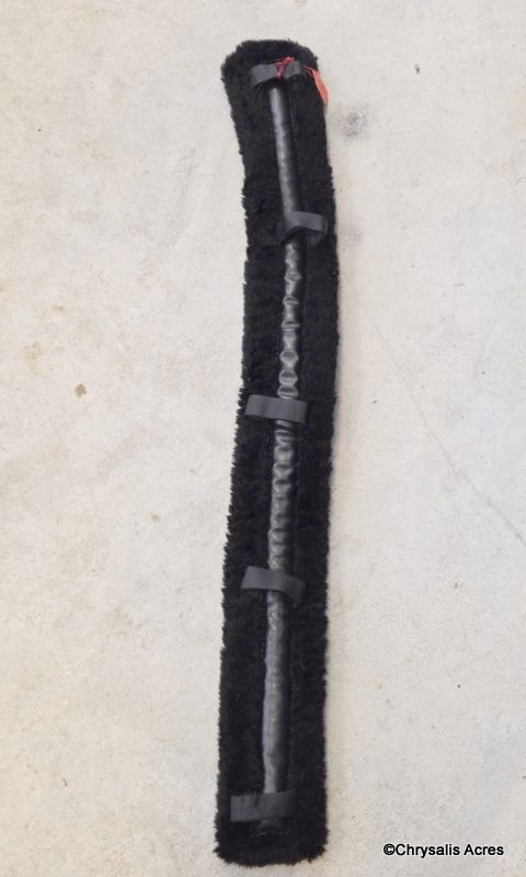 Black Fur Pad - 40" x 4.5"