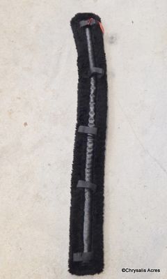 Black Fur Pad - 40" x 4.5"