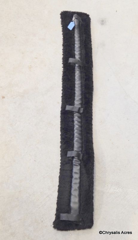 Black Fur Pad - 46" x 6"