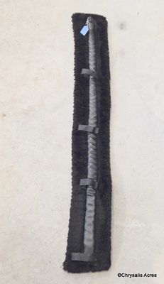 Black Fur Pad - 46" x 6"