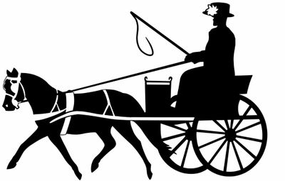 Carriage Driving Mini Decal- Breastcollar