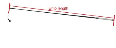 40" Dressage Whip
