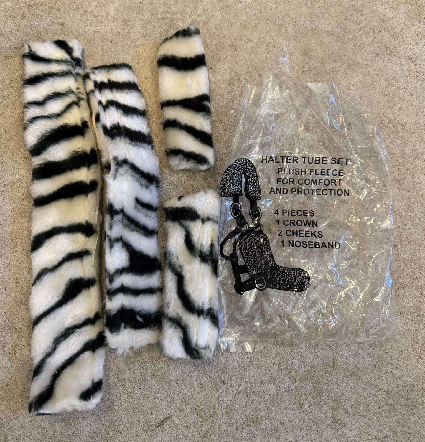 Zebra Halter covers