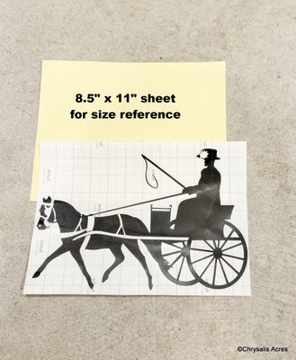 REFLECTIVE Decal- Trotting Mini REFLECTIVE Decal- Trotting Mini
