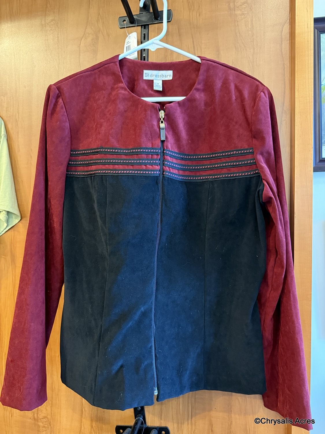 Jacket Burgundy - Black 14