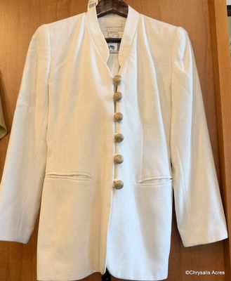 Jacket - White Gold buttons 4P