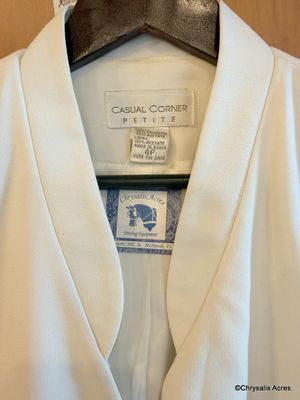 Jacket - White Gold buttons 4P