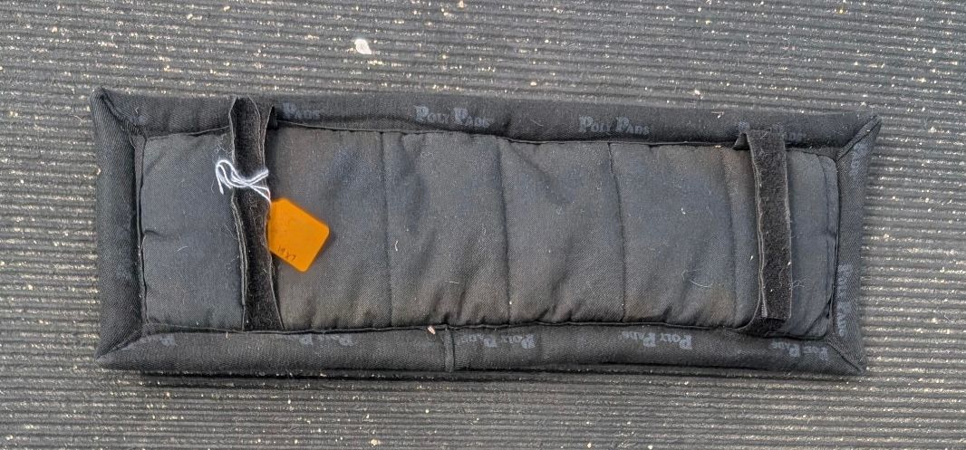 ​Black PolyPads Saddle Pad 19x7