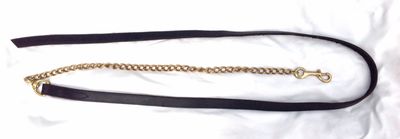 Leather Lead with chain