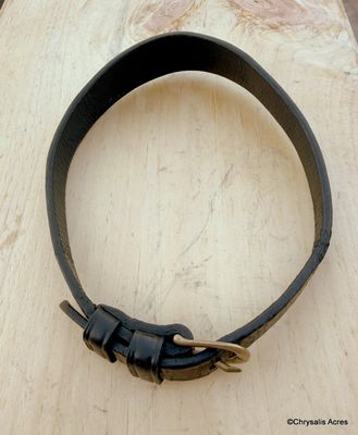 Black Leather Noseband - Mini