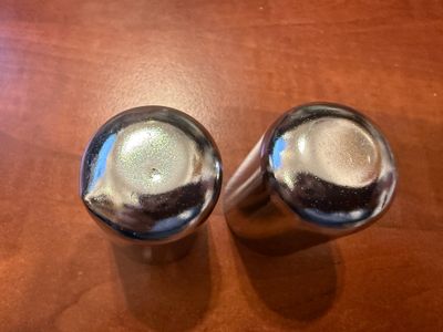 1 1/8" Chrome Shaft tips