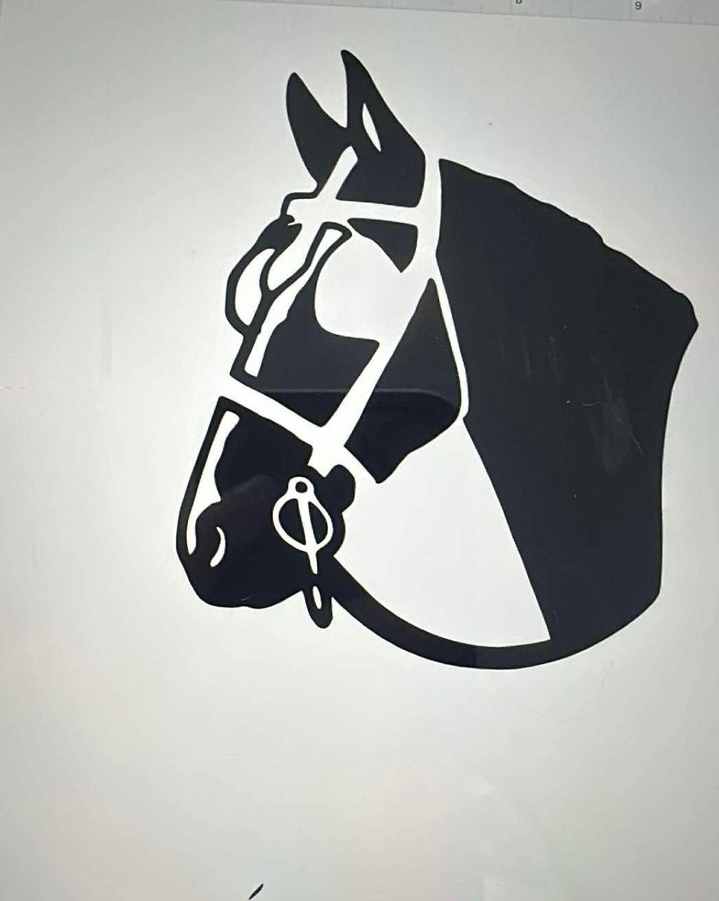 Decal - Driving Bridle Horse