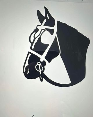 Decal - Driving Bridle Horse