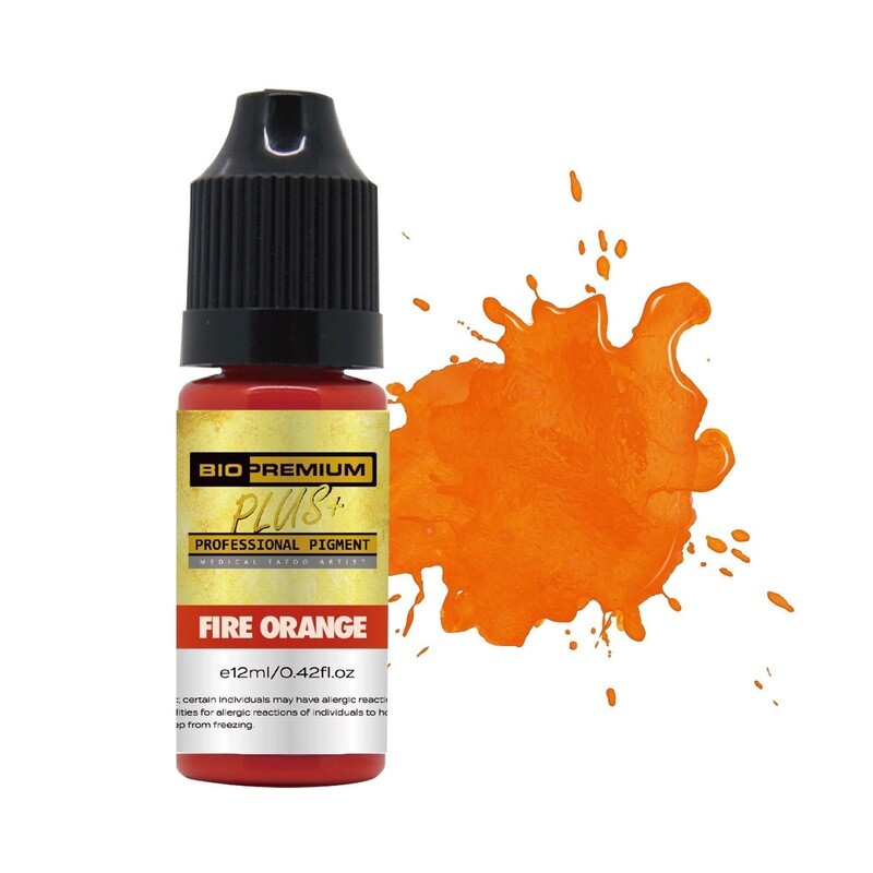 JM Premium &quot;Fiery Orange P26&quot; Permanent Makeup Pigments (12mL)