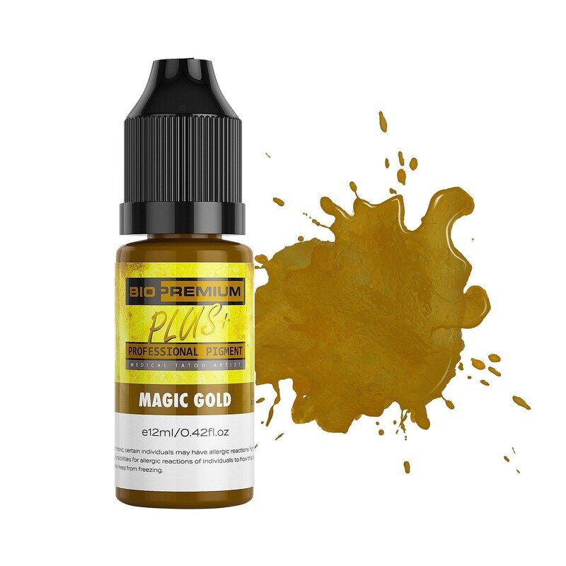 JM Premium &quot;Magic Gold P07&quot; Permanent Makeup Pigments (12mL)