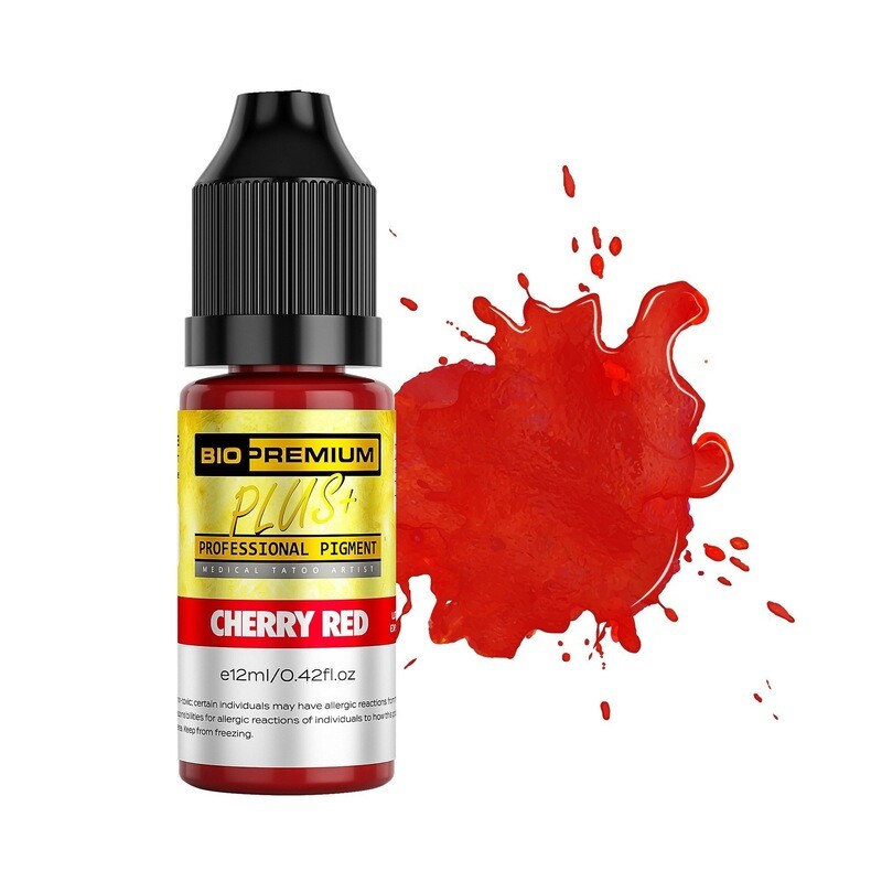 JM Premium &quot;Cherry Red P28&quot; Permanent Makeup Pigments (12mL)