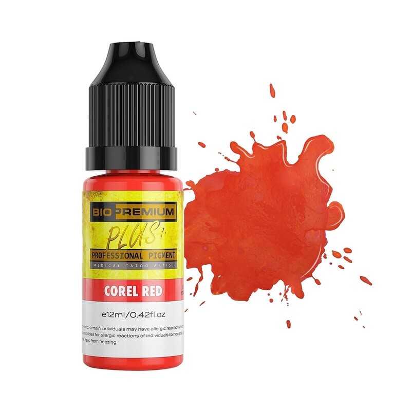 JM Premium &quot;Corel Red P10&quot; Permanent Makeup Pigments (12mL)