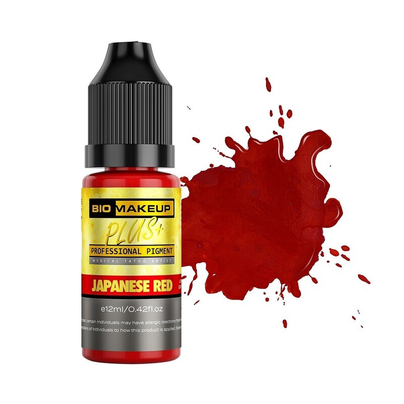 JM Premium &quot;Japanese Red P20&quot; Permanent Makeup Pigments (12mL)