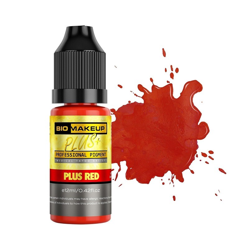 JM Premium &quot;Plus Red P19&quot; Permanent Makeup Pigments (12mL)