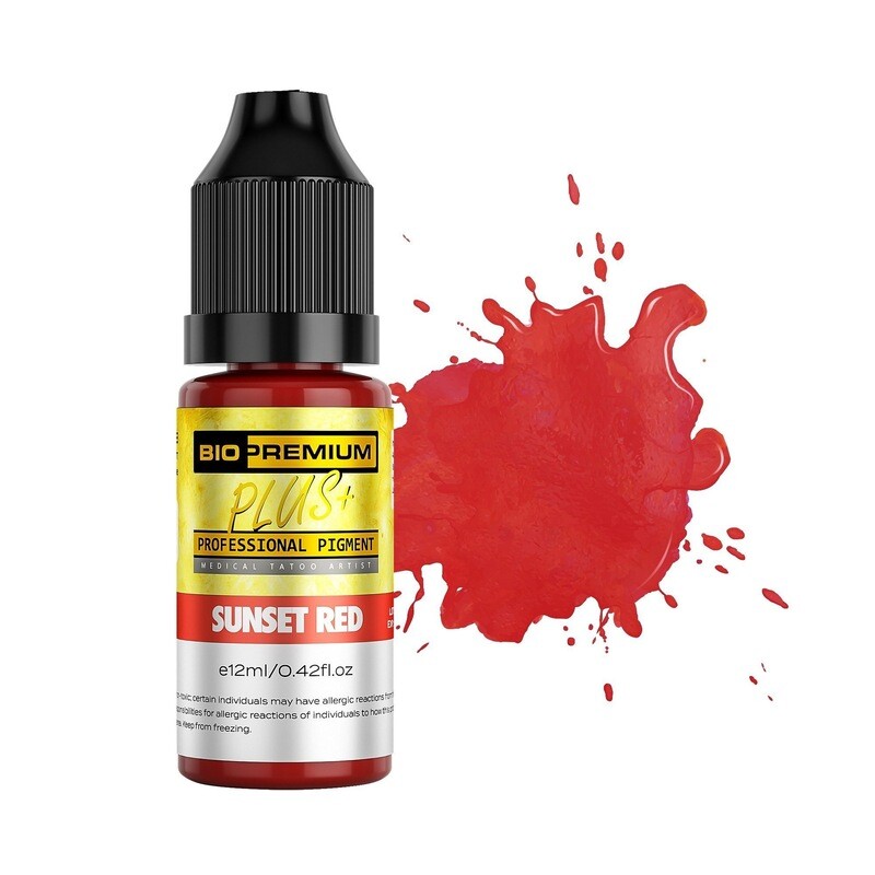 JM Premium &quot;Sunset Red P32&quot; Permanent Makeup Pigments (12mL)