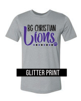 BG Christian Soft Style GLITTER TEE