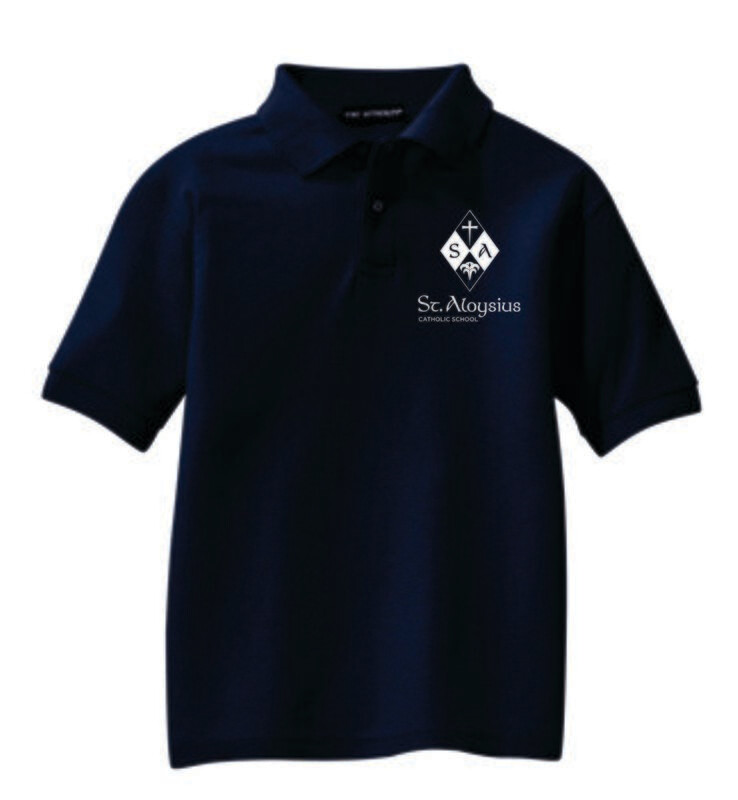 St. Als- Navy Uniform Polo DRESS CODE APPROVED