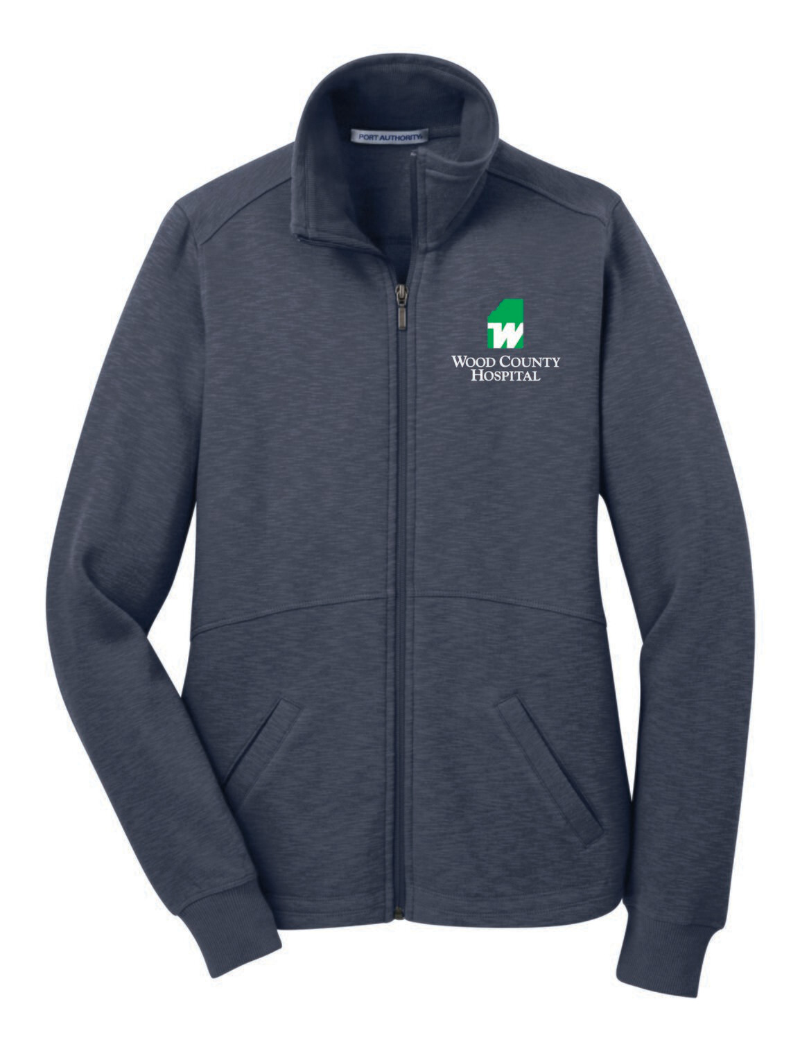 WCH- Ladies Slub Texture Full Zip Jacket