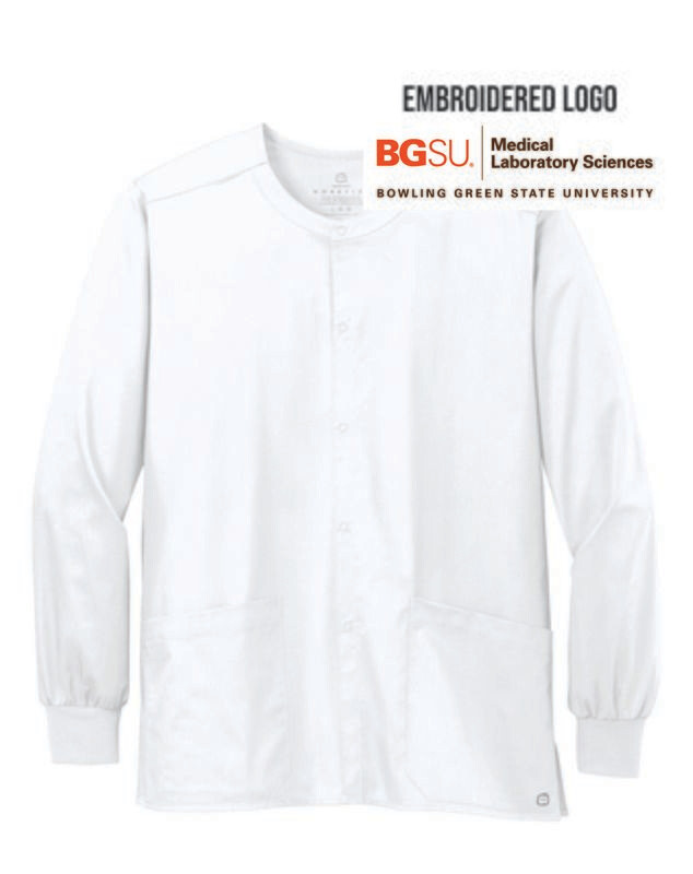BGSU- Unisex Scrub Jacket