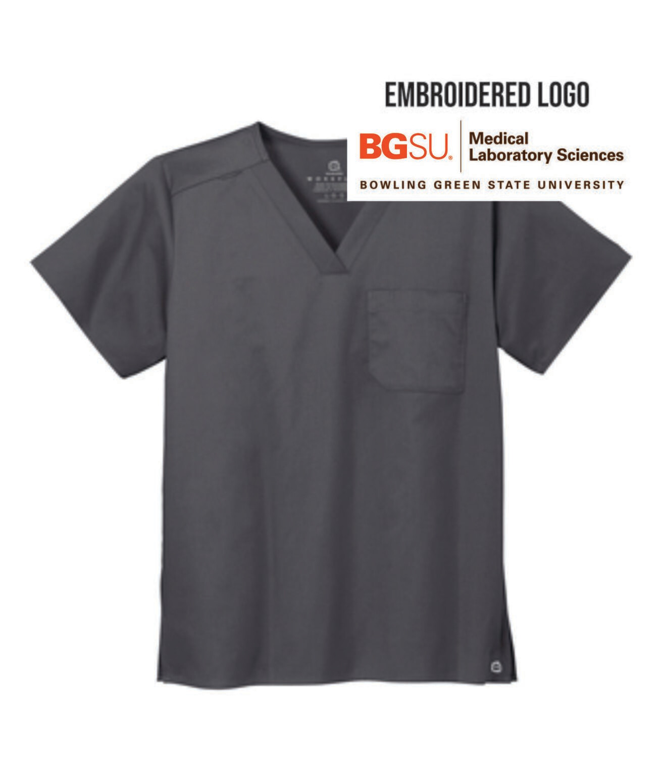 BGSU- Unisex Scrub Top