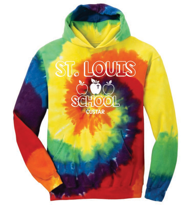 St. Louis- Tie Dye Hooded Sweatshirt