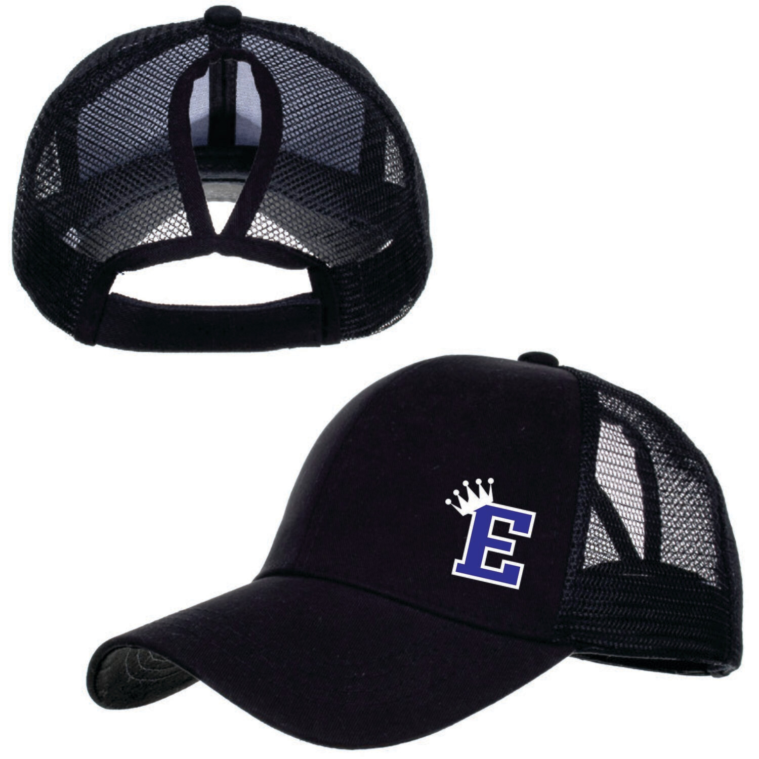 Elmwood Softball- CC Beanie High Pony Ball Cap