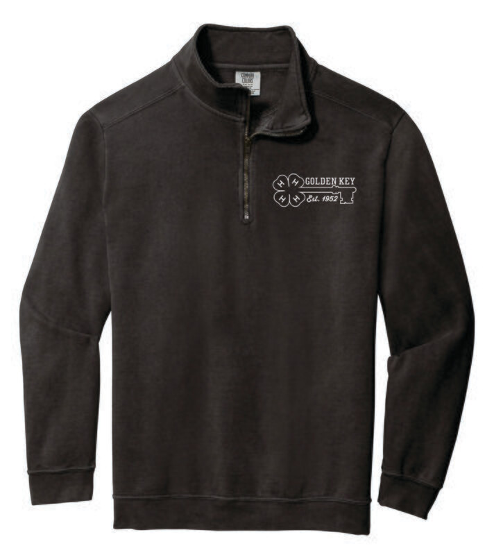 Golden Key- Comfort Colors Pigment Dyed 1/4 Zip