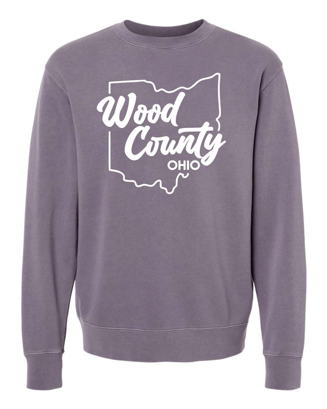 Wood County- Pigment Dyed Soft Crewneck