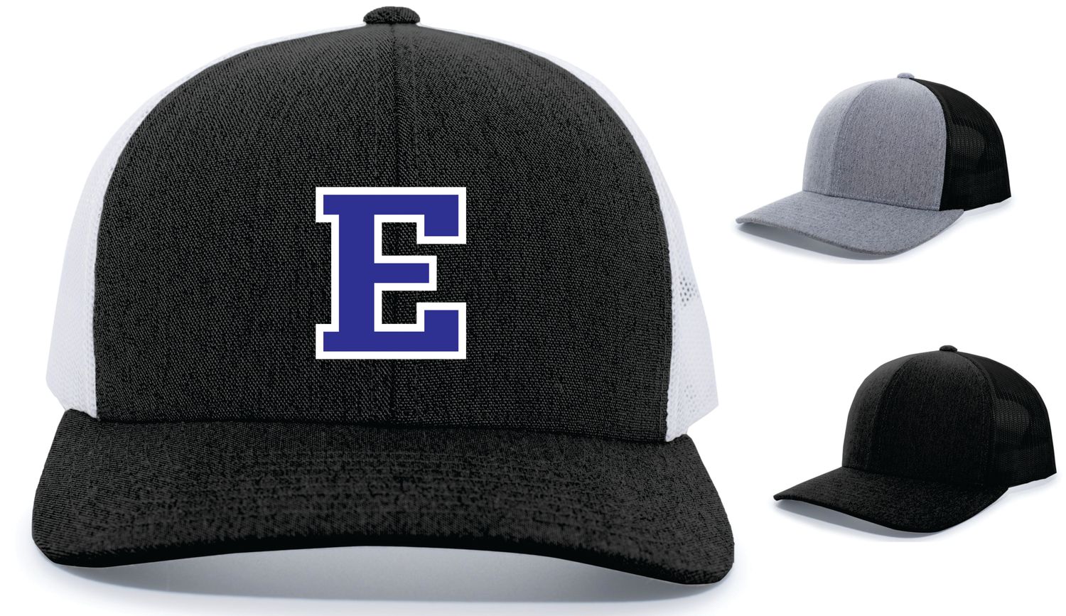 Elmwood Softball- Pacific Headwear Heather Trucker Snapback