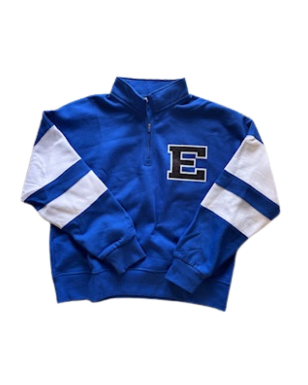 PTO- Royal Ladies Stripe Quarter Zip GLITTER PRINT