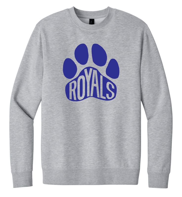 PTO- DISTRICT Paw Print Soft Crew