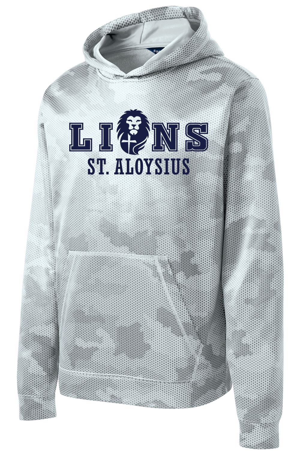 St. Als- Moisture Wicking Digital Camo Hood