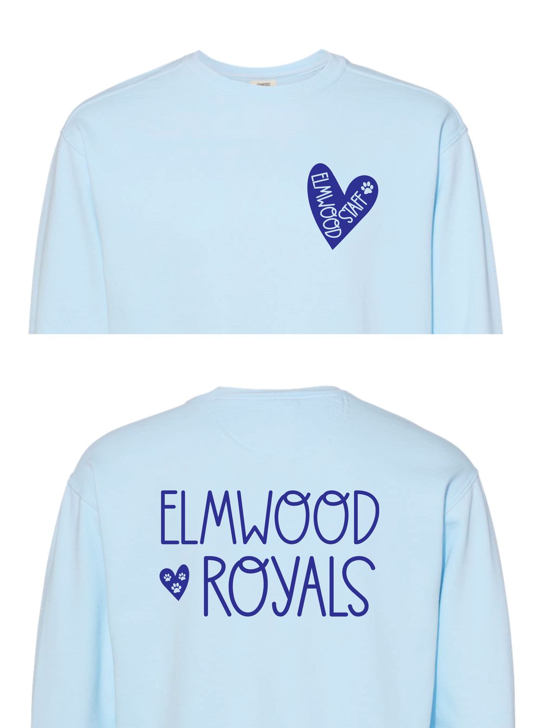 Elmwood Staff- Design 3 Comfort Colors Crewneck