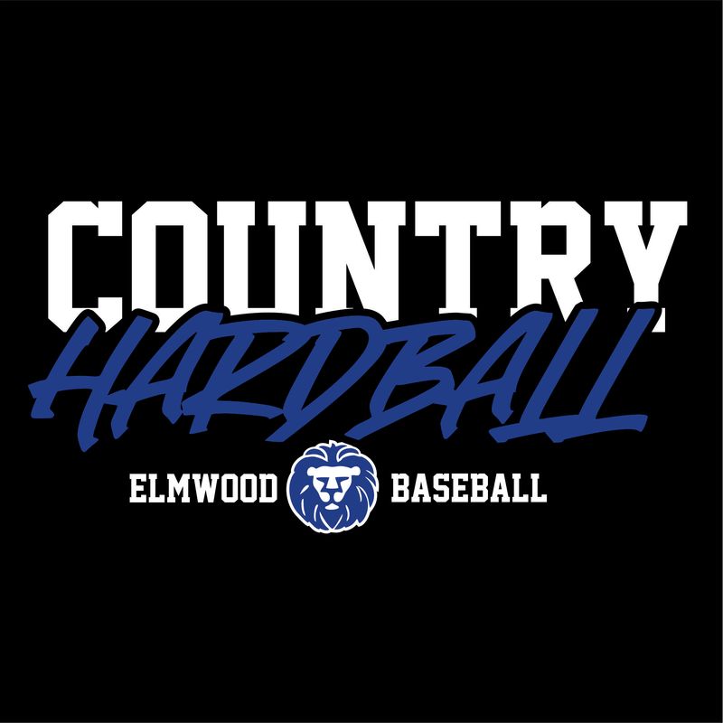 Elmwood Baseball- COUNTRY HARDBALL Screen Printed Apparel