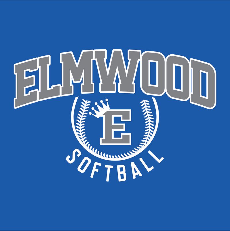 Elmwood Softball- ROYAL Screen-Printed Apparel
